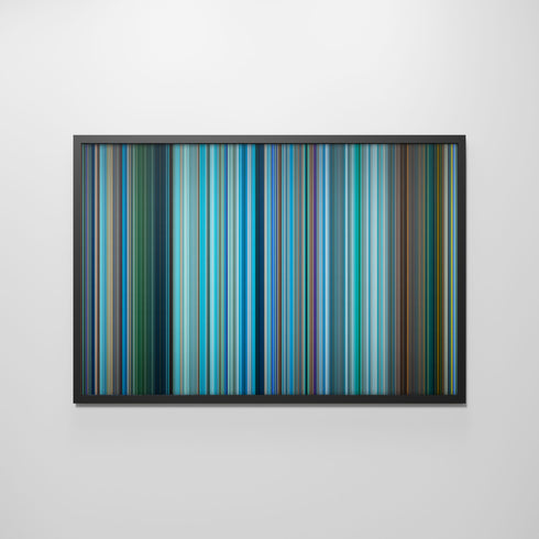 Front view of avatar.the.way.of.water Frome framed poster on the wall