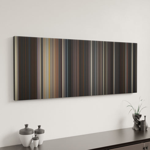 Babylon canvas art in modern interior - movie color palette
