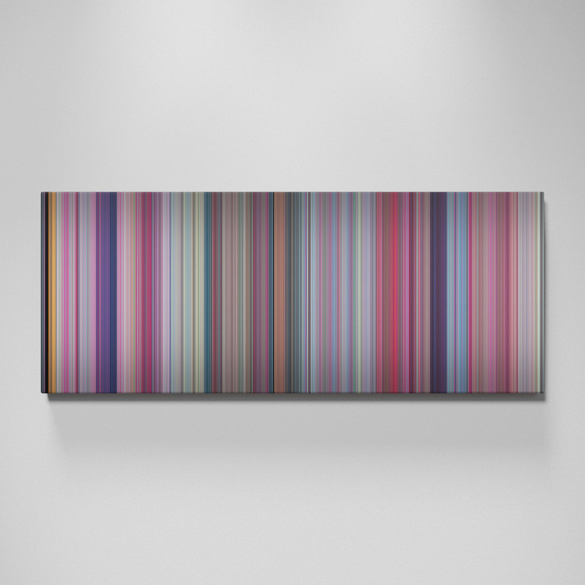 Barbie movie canvas wall art - color palette print