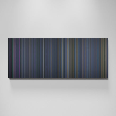 Bullet Train movie canvas wall art - color palette print