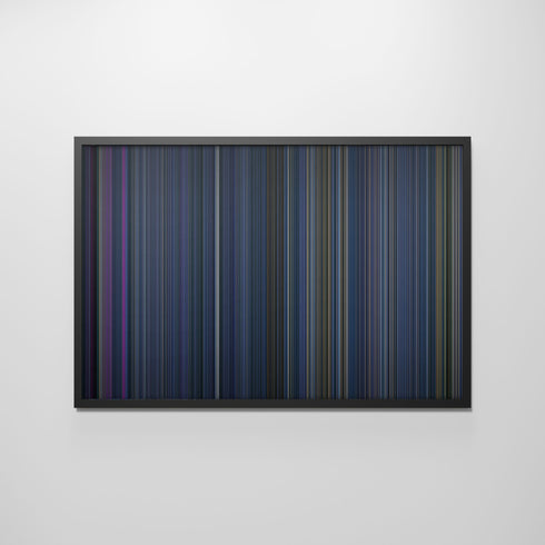 Front view of bullet.train Frome framed poster on the wall