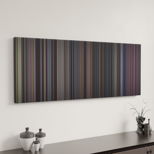 Creed canvas art in modern interior - movie color palette