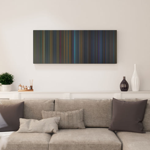 Godzilla vs. Kong canvas print in living room - film wall decor
