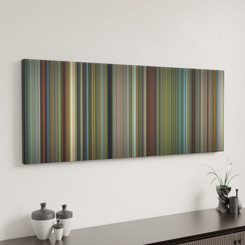 Hunt for the Wilderpeople canvas art in modern interior - movie color palette