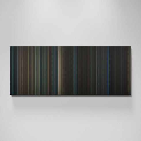 Jurassic World: Fallen Kingdom movie canvas wall art - color palette print