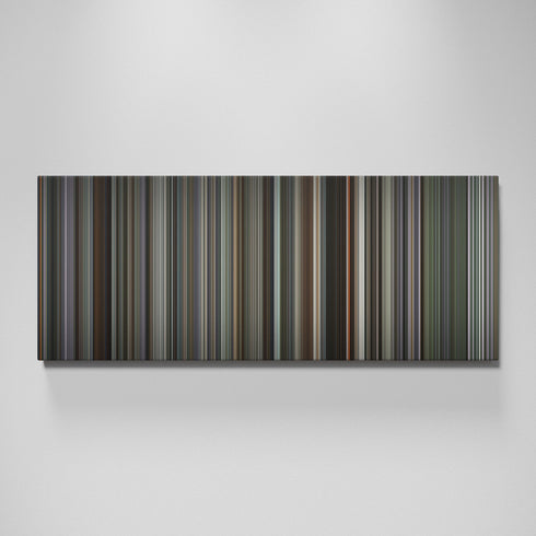 Oppenheimer movie canvas wall art - color palette print