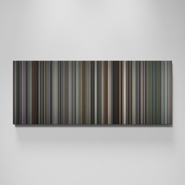 Oppenheimer movie canvas wall art - color palette print