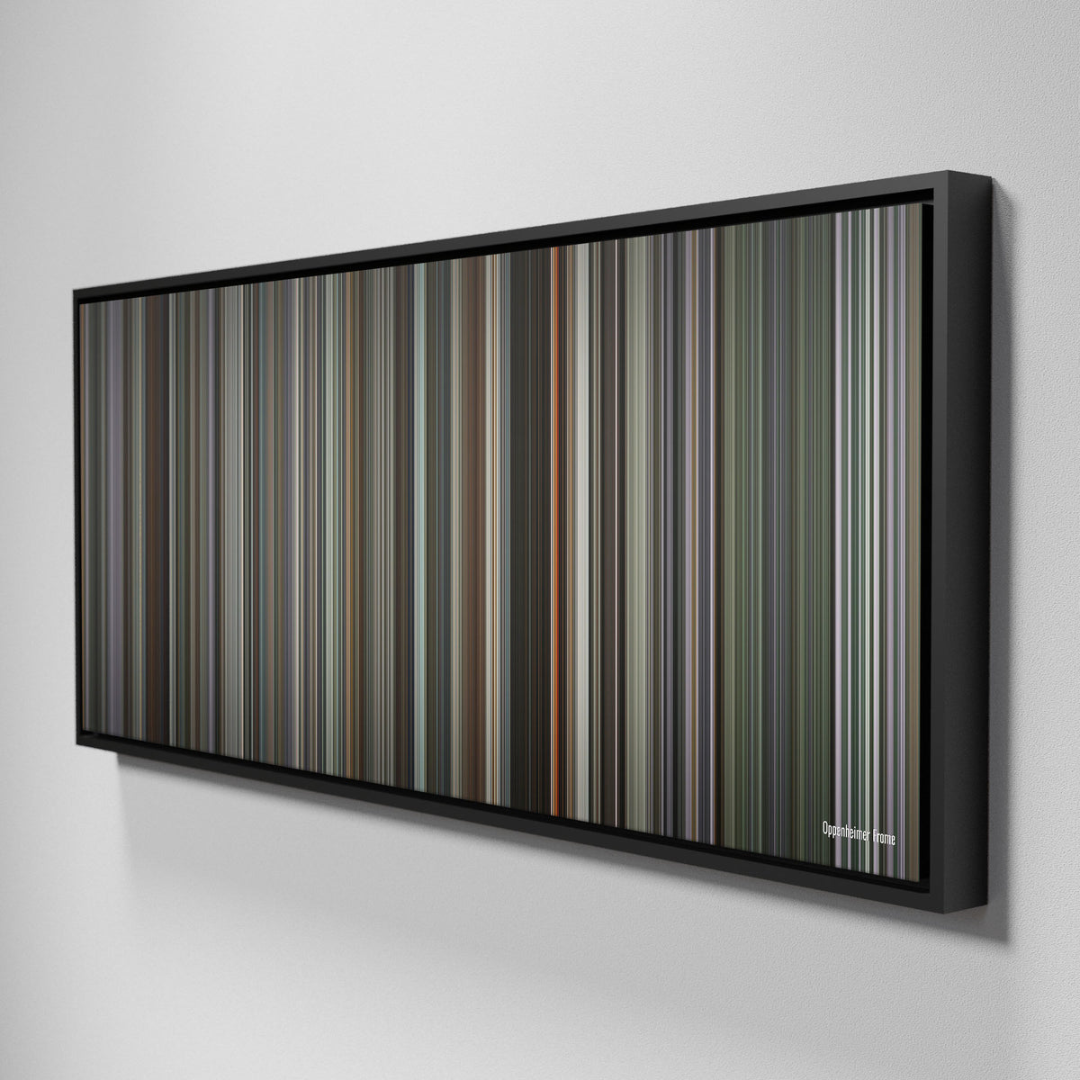 Oppenheimer movie canvas art - framed wall print