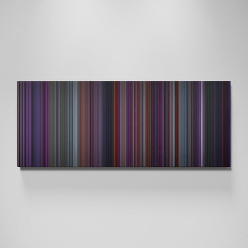 Spider-Man: Across the Spider-Verse movie canvas wall art - color palette print