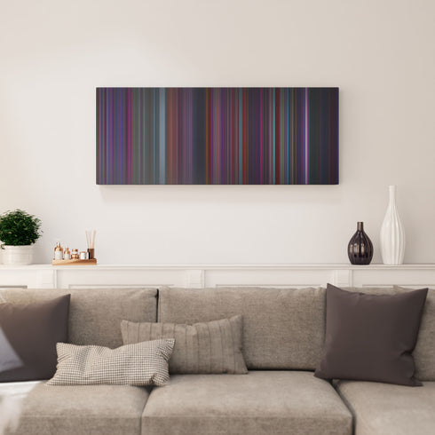 Spider-Man: Across the Spider-Verse canvas print in living room - film wall decor