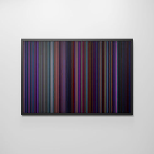 Front view of spider-man.across.the.spider-verse Frome framed poster on the wall