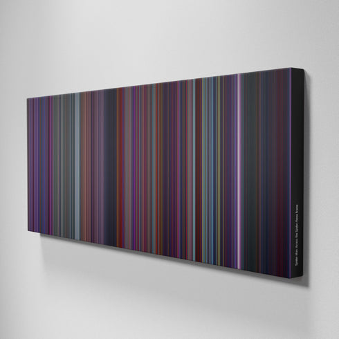 Side view of Buff's of spider-man.across.the.spider-verse Frome on the wall