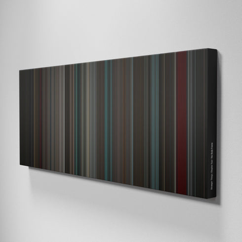 Stranger Things: Chapter Four: The Body movie canvas art - framed wall print