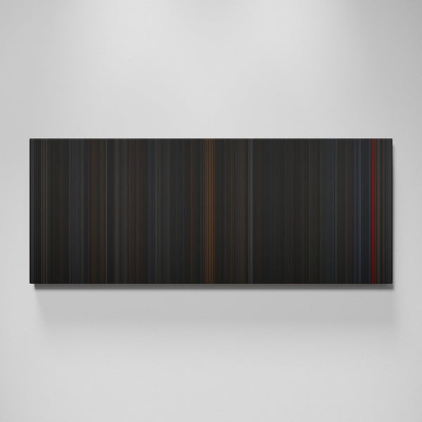 The Batman movie canvas wall art - color palette print