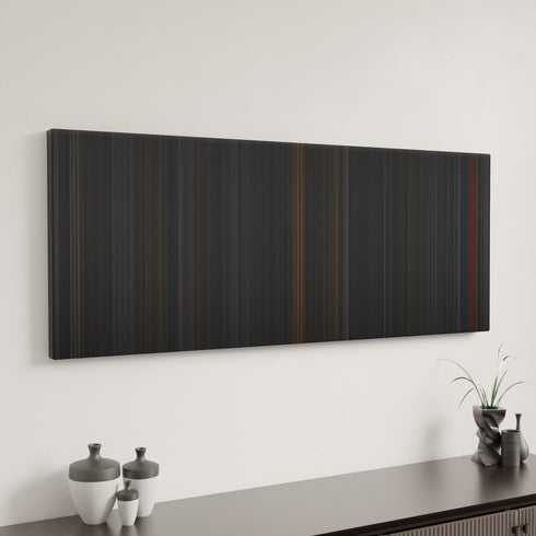 The Batman canvas art in modern interior - movie color palette