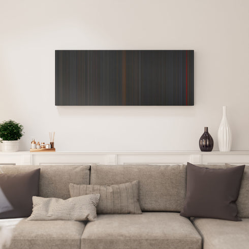 The Batman canvas print in living room - film wall decor