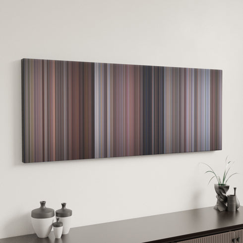 Weekend at Bernie's canvas art in modern interior - movie color palette