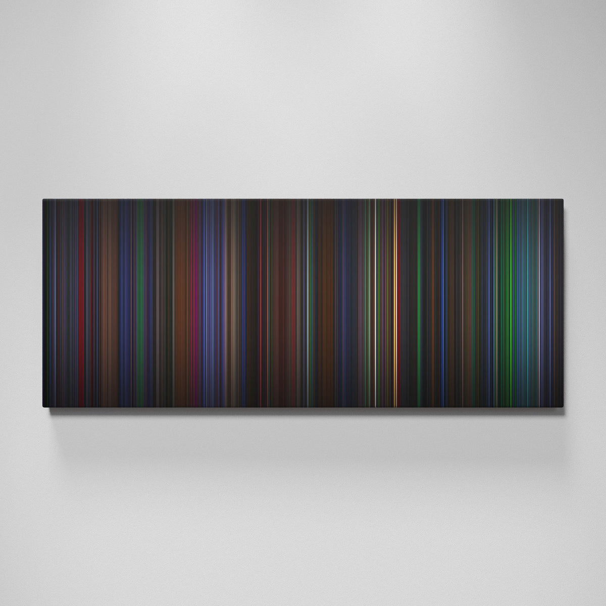 Batman Forever movie canvas wall art - color palette print