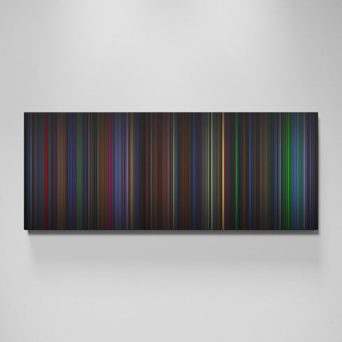 Batman Forever movie canvas wall art - color palette print