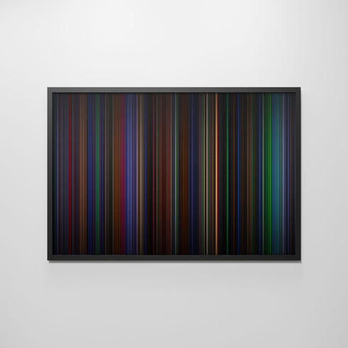 Front view of batman.forever Frome framed poster on the wall