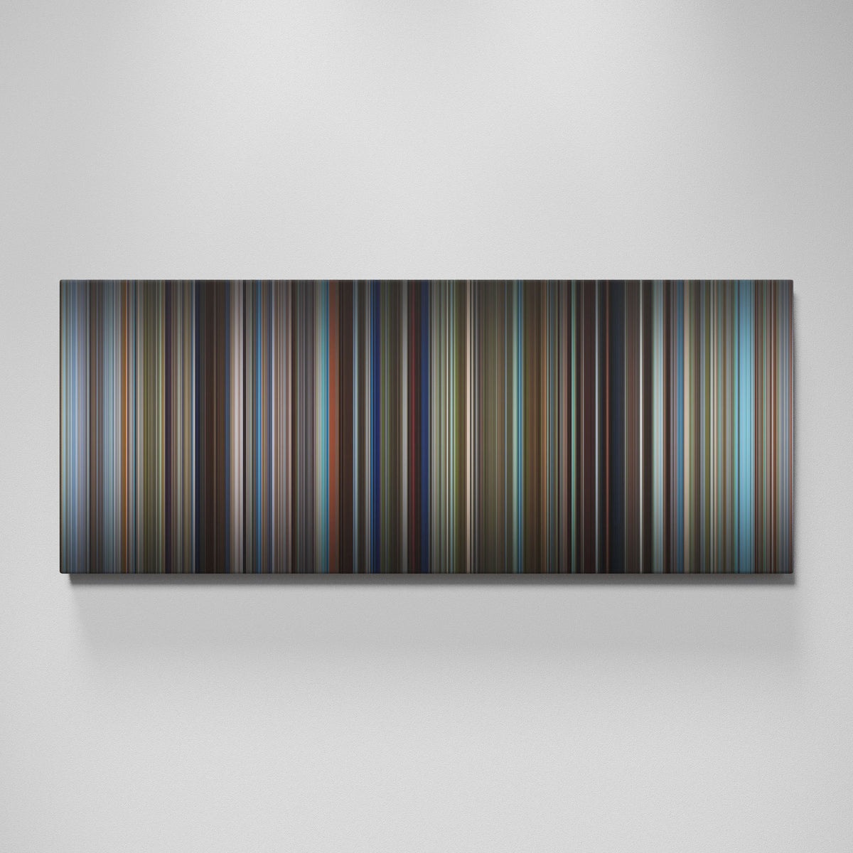 The Blue Lagoon movie canvas wall art - color palette print