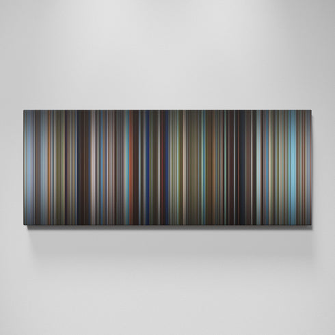 The Blue Lagoon movie canvas wall art - color palette print
