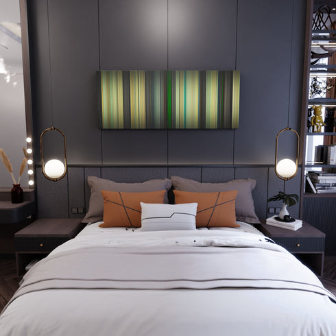 Asteroid City movie canvas in bedroom - wall art display