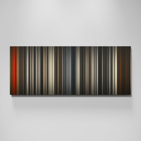 Dune: Part Two movie canvas wall art - color palette print