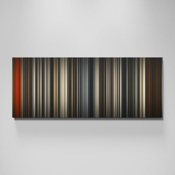 Dune: Part Two movie canvas wall art - color palette print