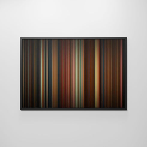 Front view of terrifier_3 Frome framed poster on the wall