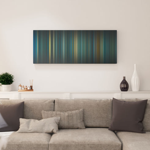 Wire Room canvas print in living room - film wall decor