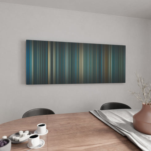 Wire Room canvas wall art in kitchen - movie decor