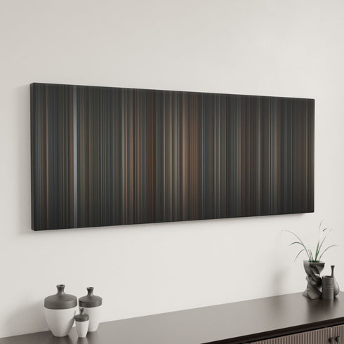 American Gangster canvas art in modern interior - movie color palette