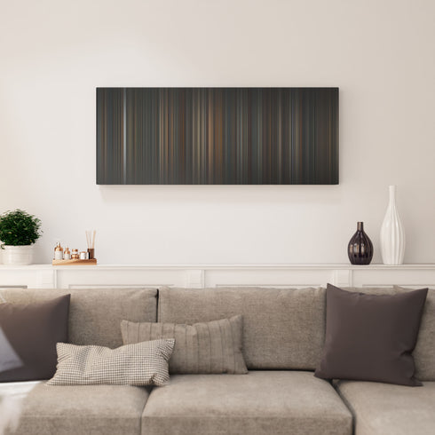 American Gangster canvas print in living room - film wall decor
