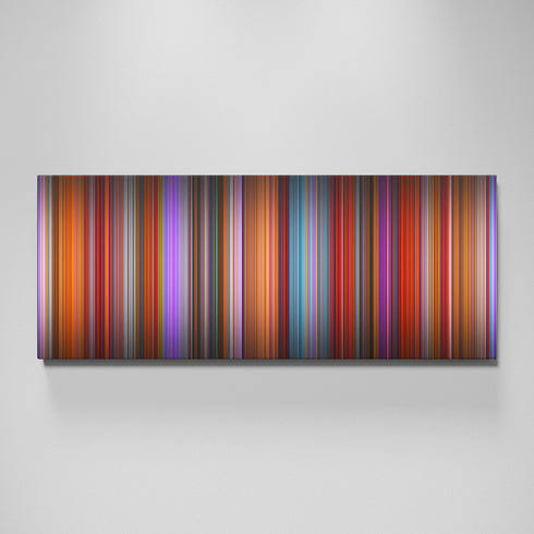 Elemental movie canvas wall art - color palette print