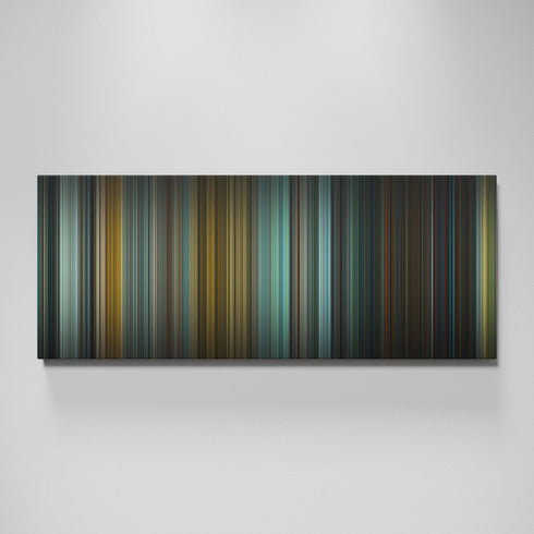Jurassic World Dominion movie canvas wall art - color palette print