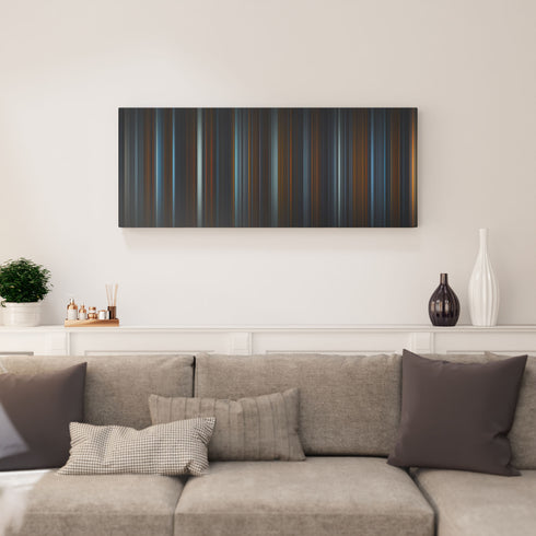 Nosferatu canvas print in living room - film wall decor
