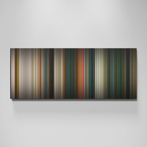 Wicked movie canvas wall art - color palette print