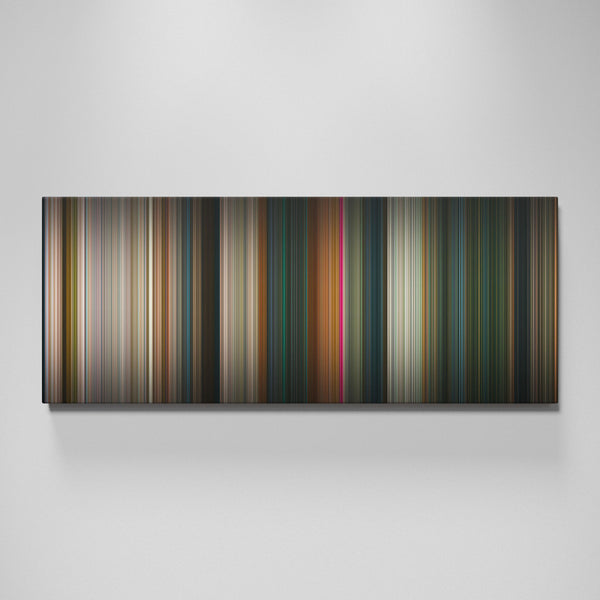 Wicked movie canvas wall art - color palette print