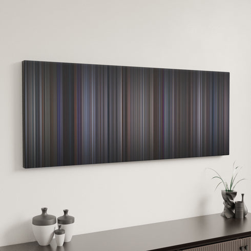 Gran Turismo canvas art in modern interior - movie color palette