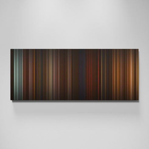 Gangs of New York movie canvas wall art - color palette print