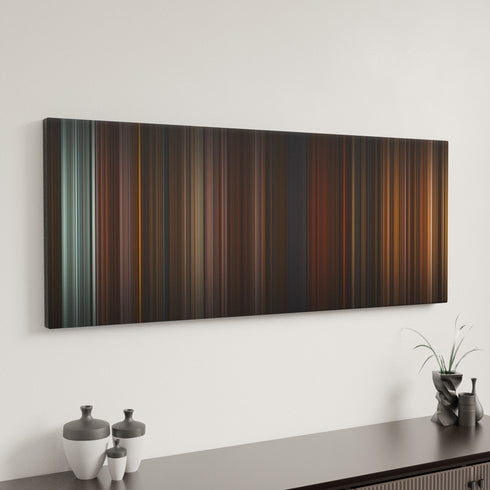 Gangs of New York canvas art in modern interior - movie color palette