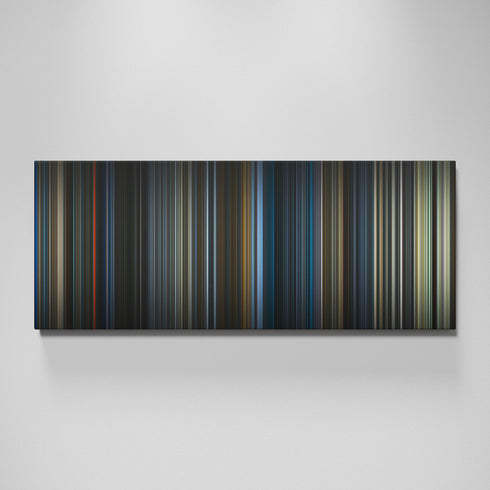 Mission Impossible The Final Reckoning movie canvas wall art - color palette print