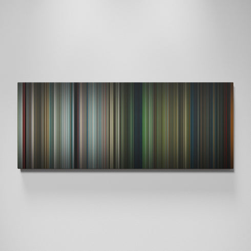 Jurassic World Rebirth movie canvas wall art - color palette print