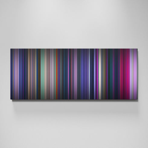 KPop Demon Hunters movie canvas wall art - color palette print