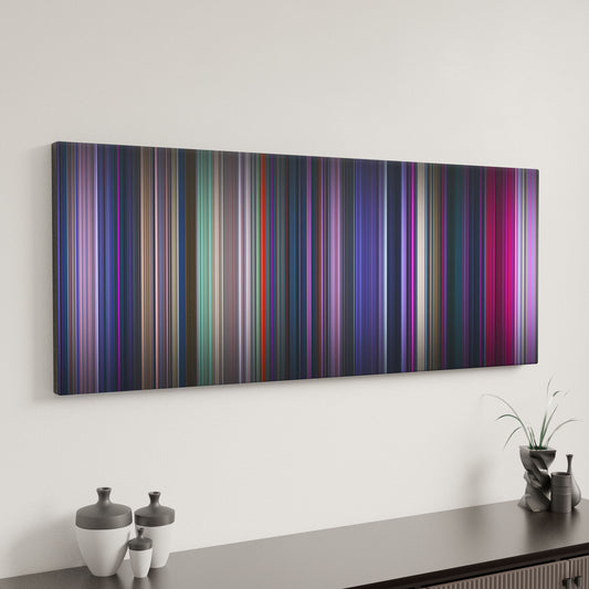 Minimal interior design with kpop_demon_hunters Frome on the wall