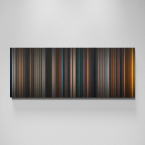 I Am Legend movie canvas wall art - color palette print