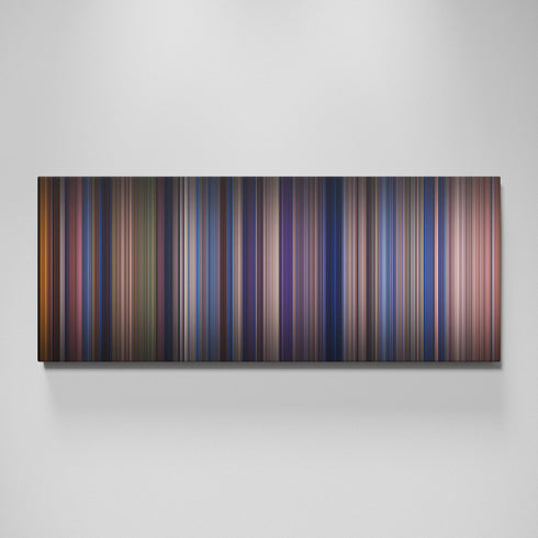 The Patriot movie canvas wall art - color palette print
