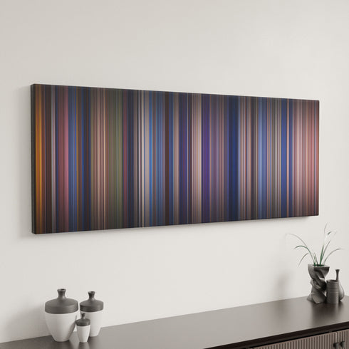 The Patriot canvas art in modern interior - movie color palette