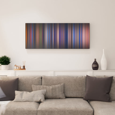 The Patriot canvas print in living room - film wall decor